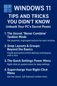 Windows 11 tips and tricks